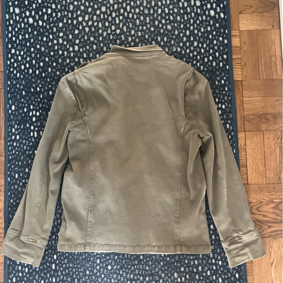 Anine Bing Stretch Cotton Army Jacket Size L - Picture 3 of 11